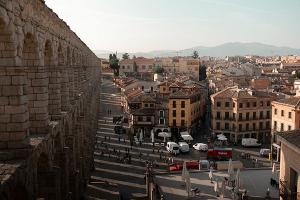 古罗马大渡槽 The ancient Roman aqueduct Acueducto de Segovia